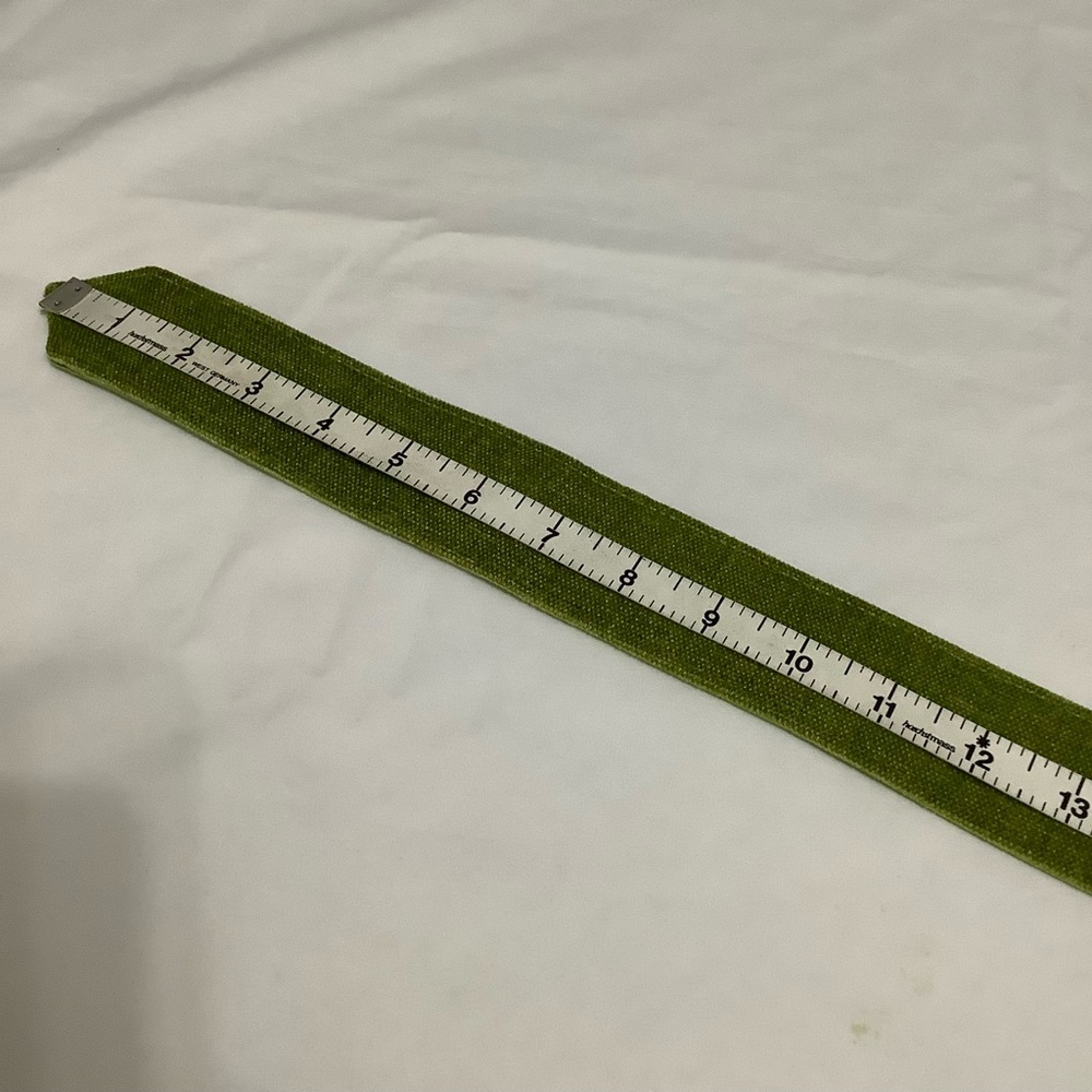 Green Velvet Belt - Picture 5 of 7